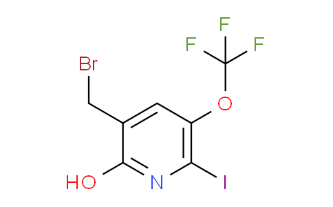 3-(Bromomethyl)-2-hydroxy-6-iodo-5-(trifluoromethoxy)pyridine