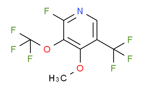 AM165281 | 1804323-20-3 | 2-Fluoro-4-methoxy-3-(trifluoromethoxy)-5-(trifluoromethyl)pyridine