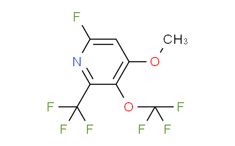 6-Fluoro-4-methoxy-3-(trifluoromethoxy)-2-(trifluoromethyl)pyridine