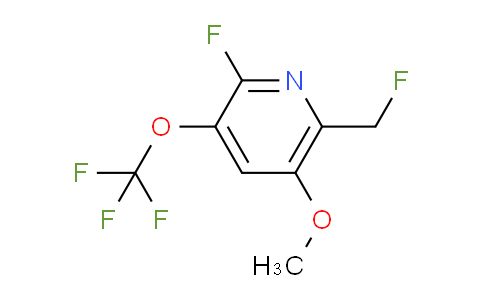 2-Fluoro-6-(fluoromethyl)-5-methoxy-3-(trifluoromethoxy)pyridine