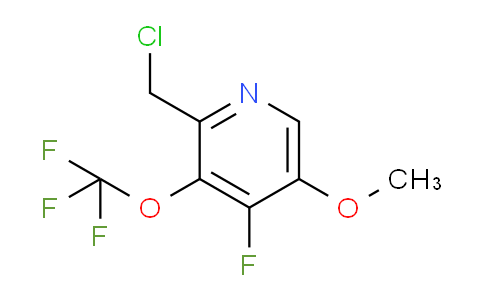 2-(Chloromethyl)-4-fluoro-5-methoxy-3-(trifluoromethoxy)pyridine