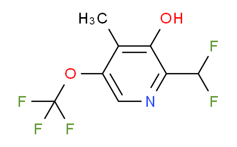 AM165323 | 1804757-35-4 | 2-(Difluoromethyl)-3-hydroxy-4-methyl-5-(trifluoromethoxy)pyridine