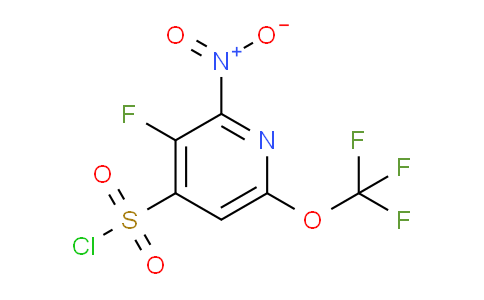 3-Fluoro-2-nitro-6-(trifluoromethoxy)pyridine-4-sulfonyl chloride