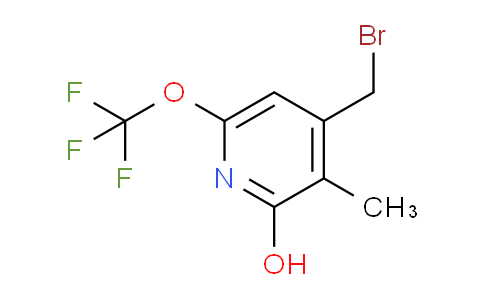 4-(Bromomethyl)-2-hydroxy-3-methyl-6-(trifluoromethoxy)pyridine
