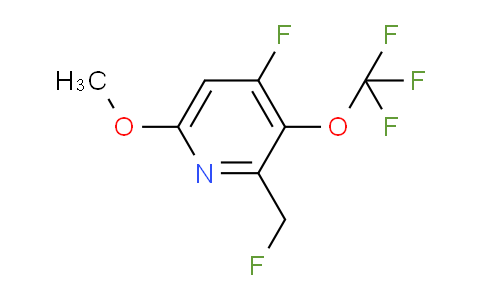 AM165348 | 1803649-99-1 | 4-Fluoro-2-(fluoromethyl)-6-methoxy-3-(trifluoromethoxy)pyridine