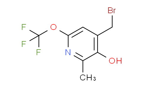 AM165351 | 1804316-73-1 | 4-(Bromomethyl)-3-hydroxy-2-methyl-6-(trifluoromethoxy)pyridine