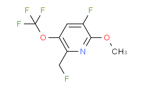 3-Fluoro-6-(fluoromethyl)-2-methoxy-5-(trifluoromethoxy)pyridine