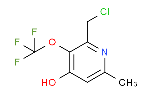2-(Chloromethyl)-4-hydroxy-6-methyl-3-(trifluoromethoxy)pyridine