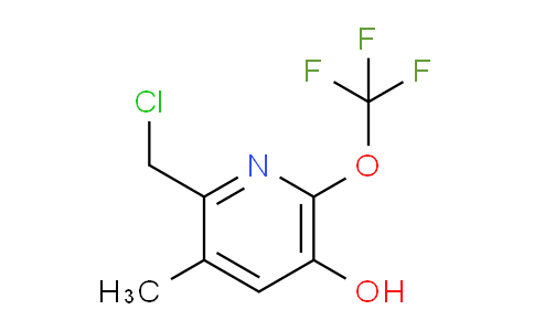 2-(Chloromethyl)-5-hydroxy-3-methyl-6-(trifluoromethoxy)pyridine