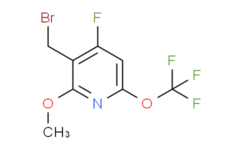 3-(Bromomethyl)-4-fluoro-2-methoxy-6-(trifluoromethoxy)pyridine