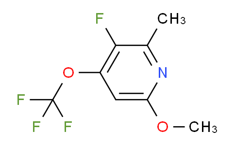 3-Fluoro-6-methoxy-2-methyl-4-(trifluoromethoxy)pyridine