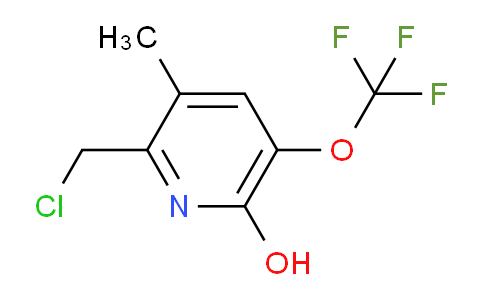 2-(Chloromethyl)-6-hydroxy-3-methyl-5-(trifluoromethoxy)pyridine