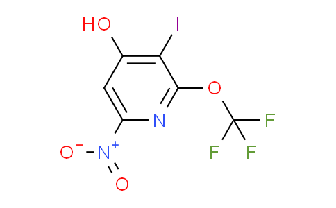 4-Hydroxy-3-iodo-6-nitro-2-(trifluoromethoxy)pyridine