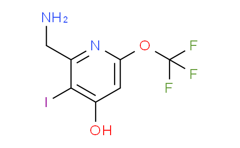 2-(Aminomethyl)-4-hydroxy-3-iodo-6-(trifluoromethoxy)pyridine