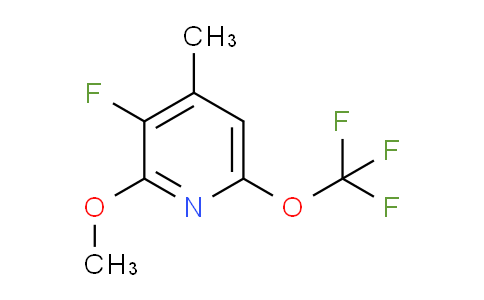 AM165465 | 1804319-76-3 | 3-Fluoro-2-methoxy-4-methyl-6-(trifluoromethoxy)pyridine