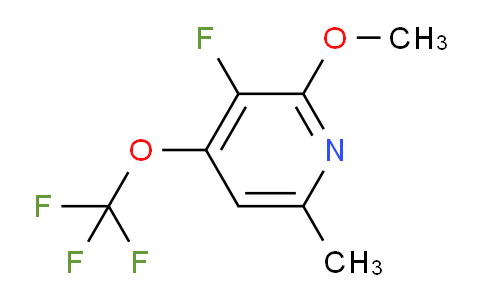 AM165467 | 1804334-84-6 | 3-Fluoro-2-methoxy-6-methyl-4-(trifluoromethoxy)pyridine