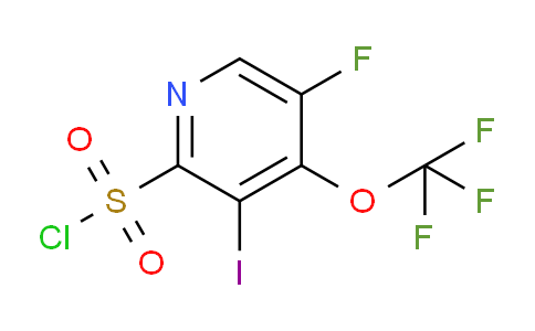 AM165477 | 1806716-27-7 | 5-Fluoro-3-iodo-4-(trifluoromethoxy)pyridine-2-sulfonyl chloride