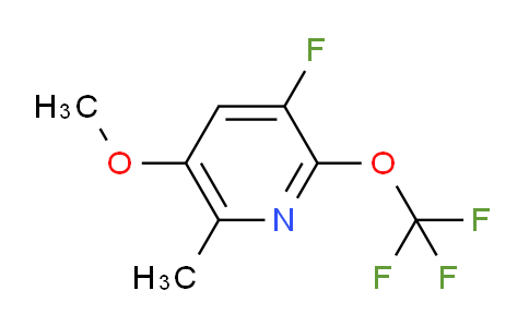 AM165486 | 1804427-69-7 | 3-Fluoro-5-methoxy-6-methyl-2-(trifluoromethoxy)pyridine