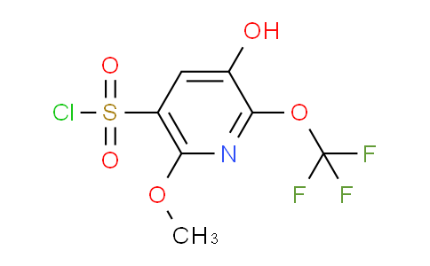 AM165532 | 1804759-38-3 | 3-Hydroxy-6-methoxy-2-(trifluoromethoxy)pyridine-5-sulfonyl chloride