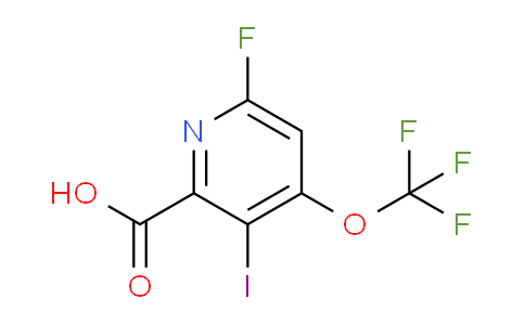 AM165565 | 1804324-76-2 | 6-Fluoro-3-iodo-4-(trifluoromethoxy)pyridine-2-carboxylic acid