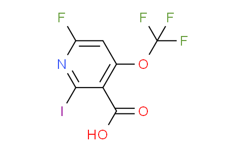 6-Fluoro-2-iodo-4-(trifluoromethoxy)pyridine-3-carboxylic acid