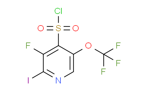 3-Fluoro-2-iodo-5-(trifluoromethoxy)pyridine-4-sulfonyl chloride