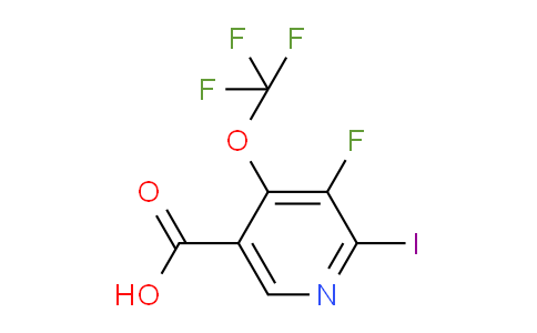3-Fluoro-2-iodo-4-(trifluoromethoxy)pyridine-5-carboxylic acid