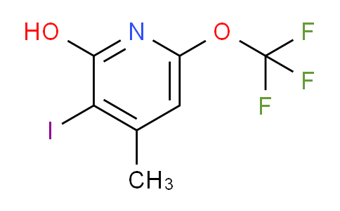 2-Hydroxy-3-iodo-4-methyl-6-(trifluoromethoxy)pyridine