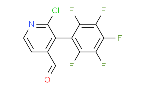 2-Chloro-3-(perfluorophenyl)isonicotinaldehyde