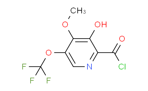 AM165633 | 1804825-19-1 | 3-Hydroxy-4-methoxy-5-(trifluoromethoxy)pyridine-2-carbonyl chloride