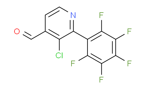 3-Chloro-2-(perfluorophenyl)isonicotinaldehyde