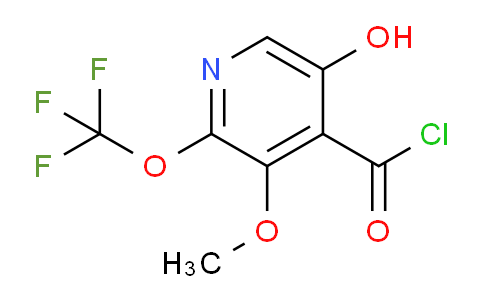 5-Hydroxy-3-methoxy-2-(trifluoromethoxy)pyridine-4-carbonyl chloride