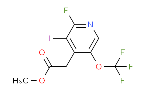 Methyl 2-fluoro-3-iodo-5-(trifluoromethoxy)pyridine-4-acetate