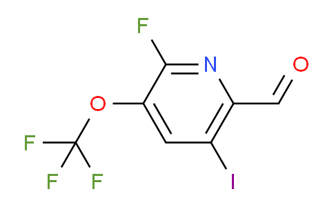AM165667 | 1805949-00-1 | 2-Fluoro-5-iodo-3-(trifluoromethoxy)pyridine-6-carboxaldehyde