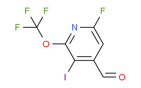 6-Fluoro-3-iodo-2-(trifluoromethoxy)pyridine-4-carboxaldehyde