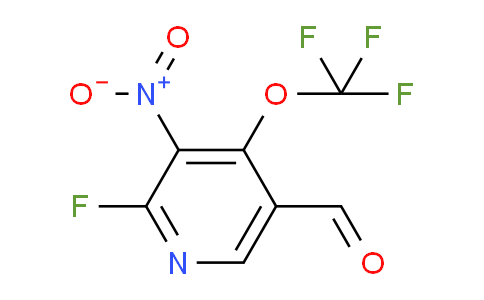 2-Fluoro-3-nitro-4-(trifluoromethoxy)pyridine-5-carboxaldehyde