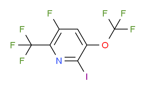 5-Fluoro-2-iodo-3-(trifluoromethoxy)-6-(trifluoromethyl)pyridine