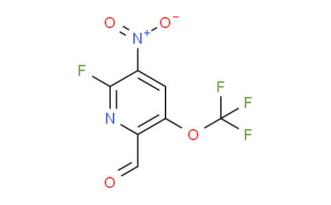 AM165672 | 1804749-57-2 | 2-Fluoro-3-nitro-5-(trifluoromethoxy)pyridine-6-carboxaldehyde