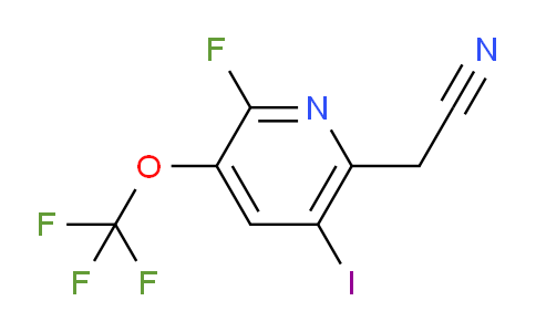 AM165681 | 1804323-85-0 | 2-Fluoro-5-iodo-3-(trifluoromethoxy)pyridine-6-acetonitrile