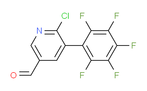 6-Chloro-5-(perfluorophenyl)nicotinaldehyde