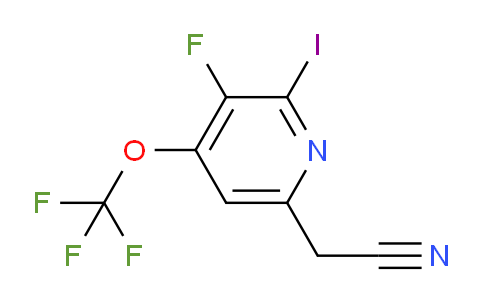 AM165693 | 1806259-59-5 | 3-Fluoro-2-iodo-4-(trifluoromethoxy)pyridine-6-acetonitrile