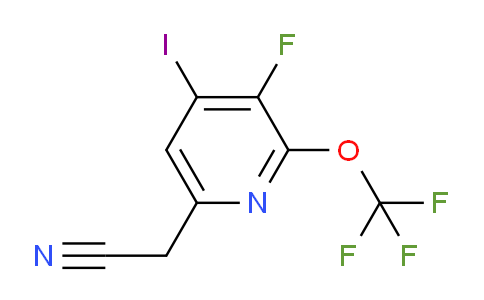 AM165694 | 1804782-11-3 | 3-Fluoro-4-iodo-2-(trifluoromethoxy)pyridine-6-acetonitrile