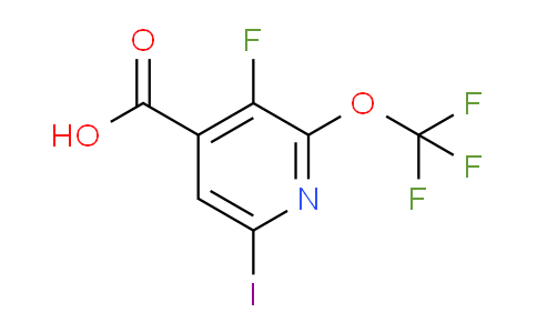 3-Fluoro-6-iodo-2-(trifluoromethoxy)pyridine-4-carboxylic acid