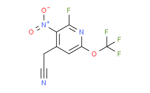 2-Fluoro-3-nitro-6-(trifluoromethoxy)pyridine-4-acetonitrile