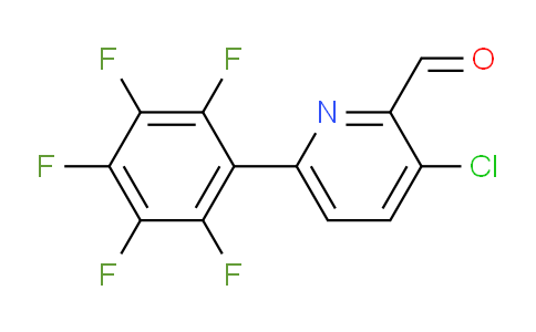 3-Chloro-6-(perfluorophenyl)picolinaldehyde