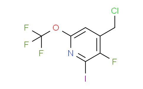 4-(Chloromethyl)-3-fluoro-2-iodo-6-(trifluoromethoxy)pyridine