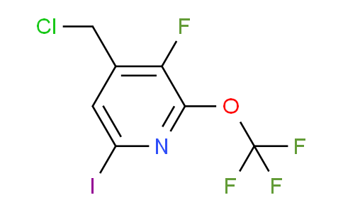4-(Chloromethyl)-3-fluoro-6-iodo-2-(trifluoromethoxy)pyridine
