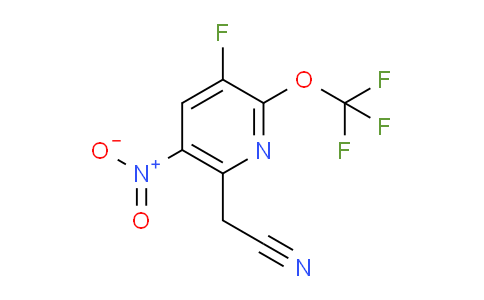 AM165730 | 1804819-87-1 | 3-Fluoro-5-nitro-2-(trifluoromethoxy)pyridine-6-acetonitrile