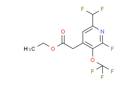 AM165758 | 1804481-19-3 | Ethyl 6-(difluoromethyl)-2-fluoro-3-(trifluoromethoxy)pyridine-4-acetate