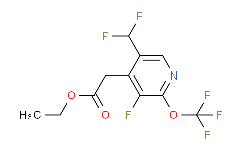 AM165776 | 1804682-16-3 | Ethyl 5-(difluoromethyl)-3-fluoro-2-(trifluoromethoxy)pyridine-4-acetate